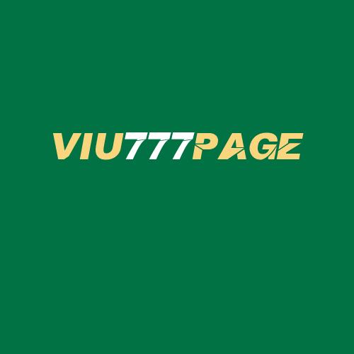 Logo da VIU777PAGE